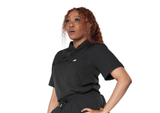 Amara (FEMALE) Buttoned Collarless Scrub Top
