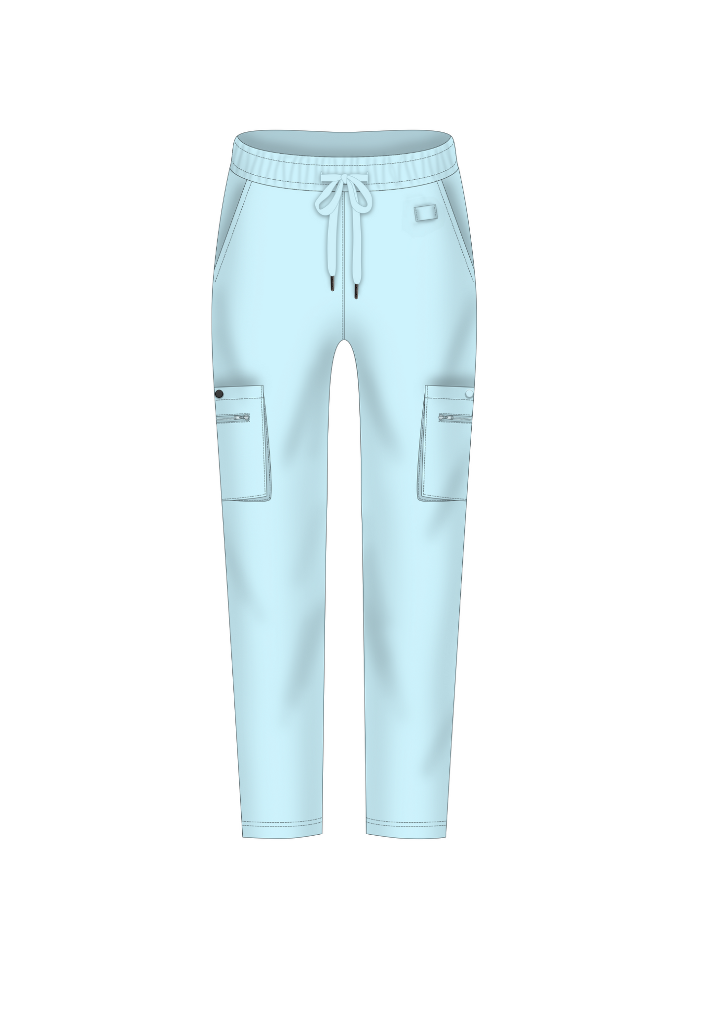 Amina (FEMALE) Modest Scrubs Cargo Trouser