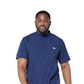 Obi (MALE) Scrubs Buttoned Collarless Top