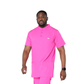 Obi (MALE) Scrubs Buttoned Collarless Top